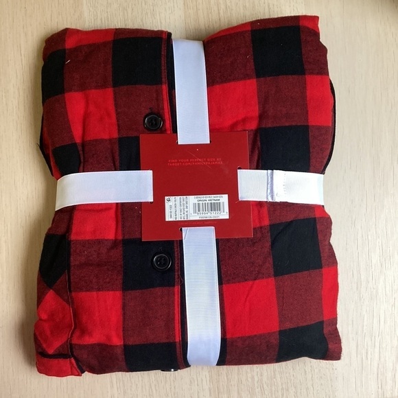 NEW Mens Wondershop 2-pc Buffalo plaid pajama set, size XXL, pants top - Picture 3 of 3